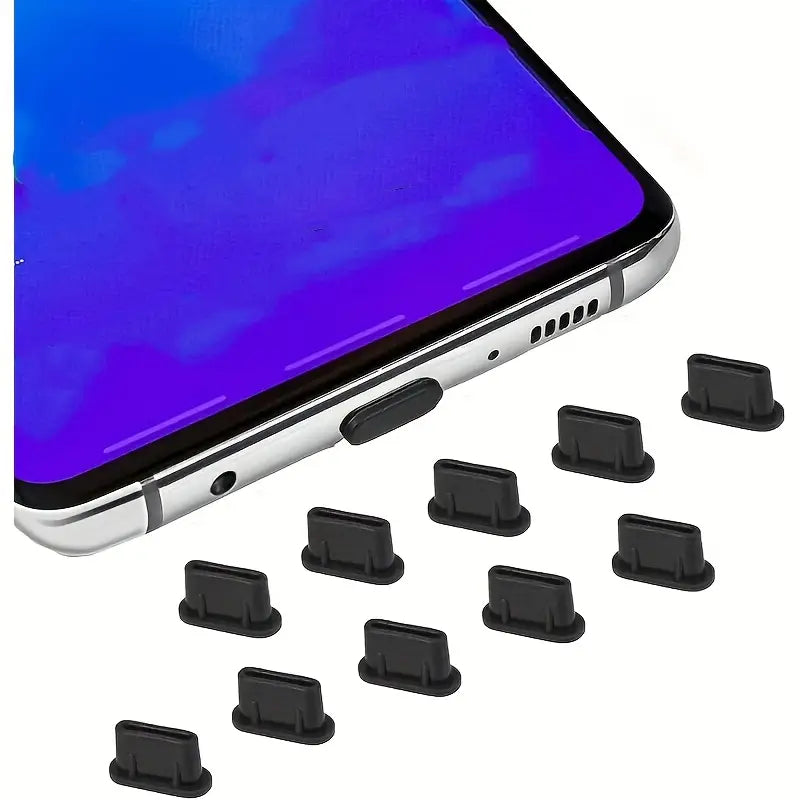 USB-C prievadų dulkių kamšteliai