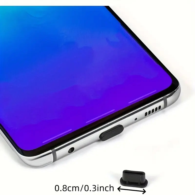 USB-C prievadų dulkių kamšteliai