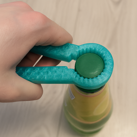 Opener for plastic bottles