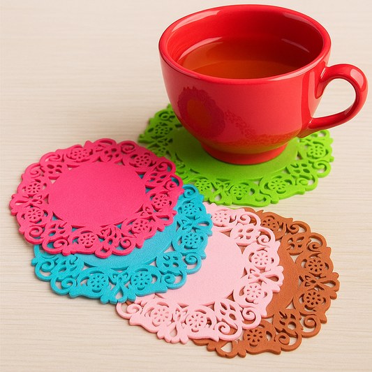 Silicone Coasters - Non-Slip, Heat-Resistant Mats for Kitchen and Dining